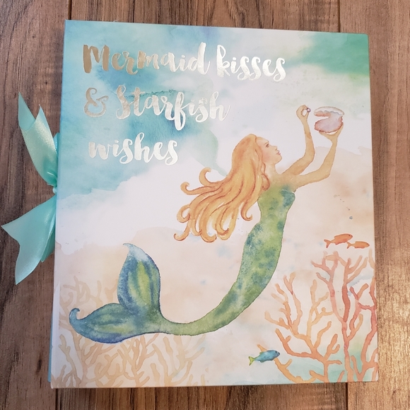 Baby Mermaid Outfit & Photo Album Baby Shower Gift - Picture 5 of 7